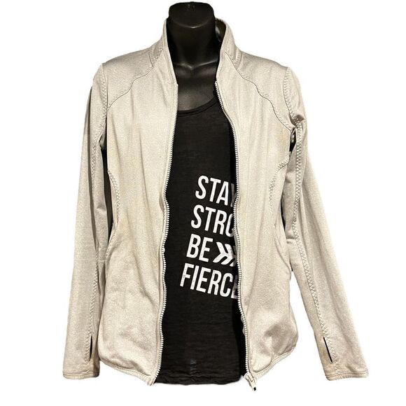 Layer 8 Gray Track Jacket Women’s Small - Picture 1 of 8